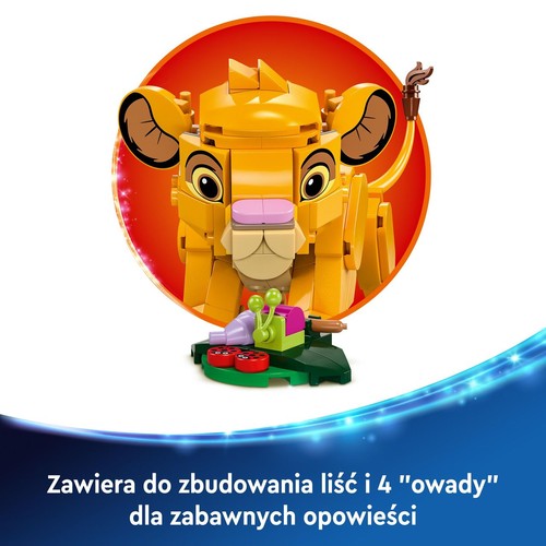 Disney Classic Król Lew - lwiątko Simba 43243. LEGO 1 sztuka