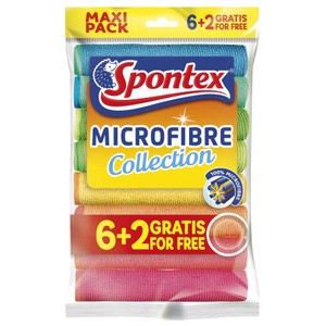 Ścierki z mikrofibry Spontex 8 sztuk