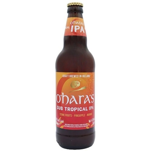 Piwo irlandzkie Sub Tropical IPA alk. 4,0% obj.  O’Hara’s 500 ml