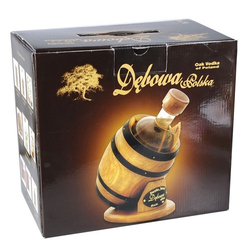 Wódka czysta w beczce termo Dębowa Polska 700 ml