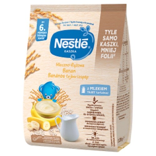Kaszka mleczno-ryżowa banan po 6. miesiącu Nestlé 230 g