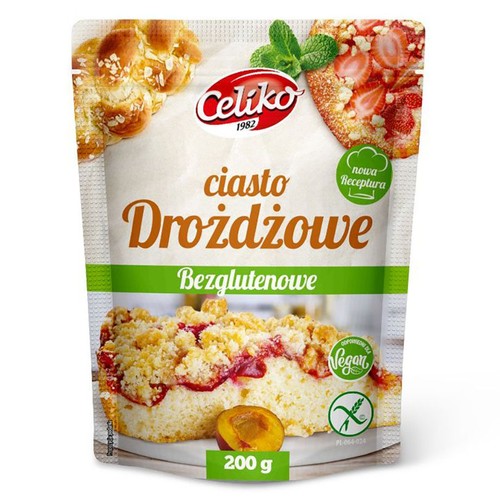 Koncentrat ciasta drożdżowego w proszku Celiko 200 g