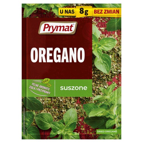 Oregano suszone.  Prymat 8 g