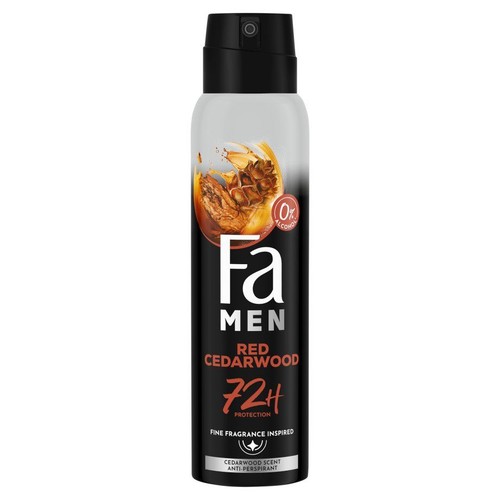 Antyperspirant w sprayu dla mężczyzn Red Cedarwood Fa Men 150 ml