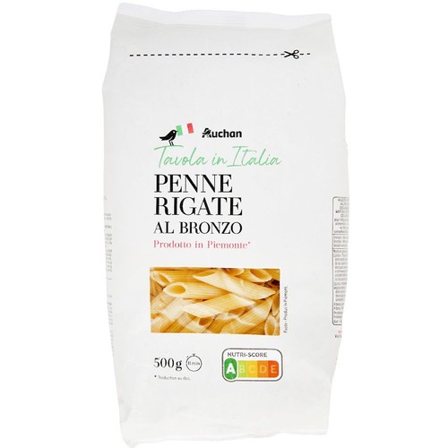 Makaron penne rigate al brozno Auchan 500 g