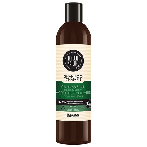 Szampon do włosów Cannabis Oil HELLO NATURE 300 ml