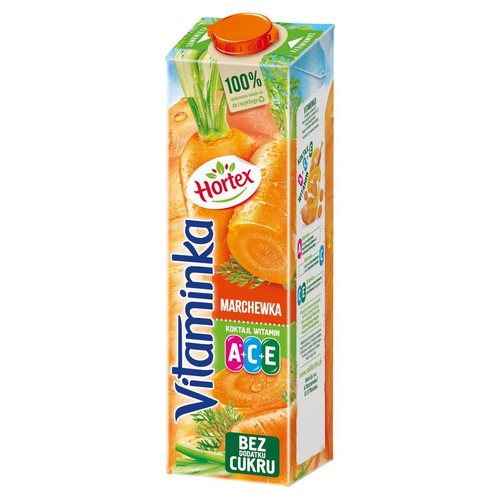 Sok z marchwi przecierowy Hortex 1 l