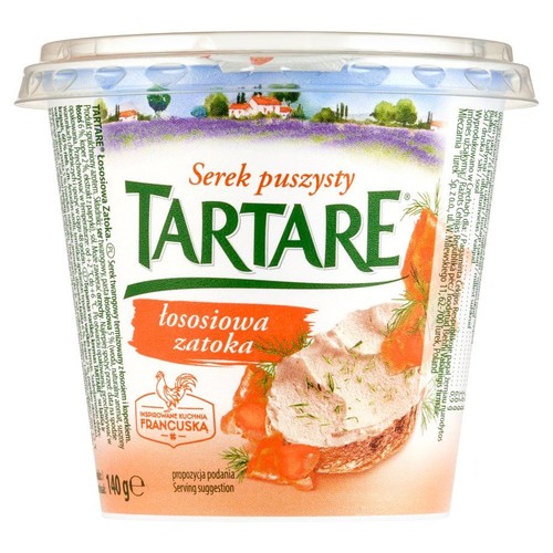 Serek puszysty Łososiowa Zatoka Tartare 140 g