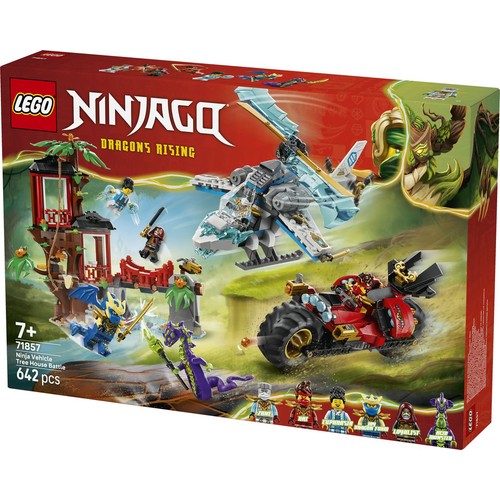 NINJAGO® Bitwa ninja: domek na drzewie z pojazdami 71857 LEGO 1 sztuka