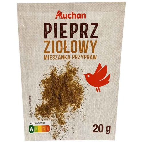 Pieprz ziołowy mielony Auchan 20 g 