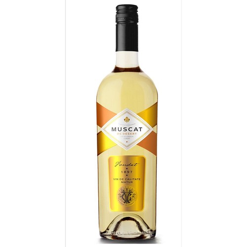 Wino mołdawskie białe słodkie Muscat alk. 11,5% obj. Baltvins 750 ml