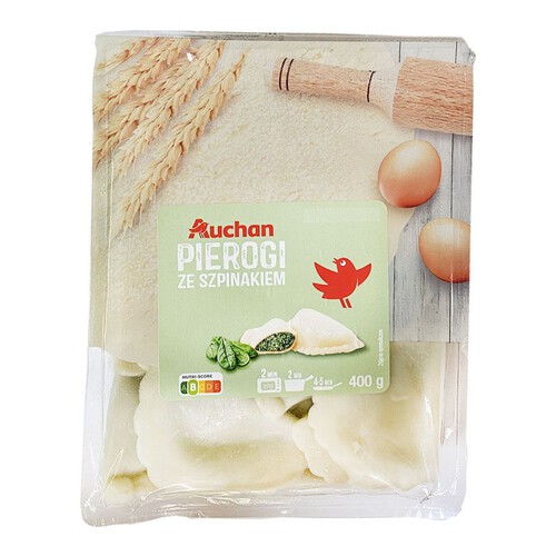 Pierogi ze szpinakiem Auchan 400 g