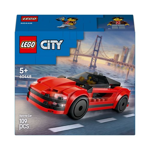 City Czerwony samochód sportowy 60448 LEGO 1 sztuka