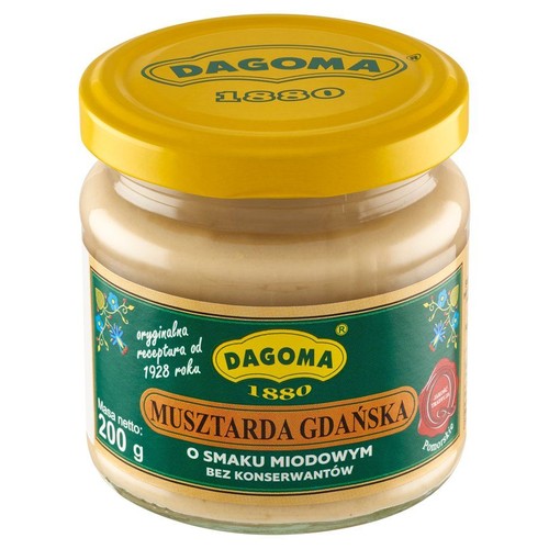 Musztarda Gdańska delikatesowa miodowa Dagoma 200 g