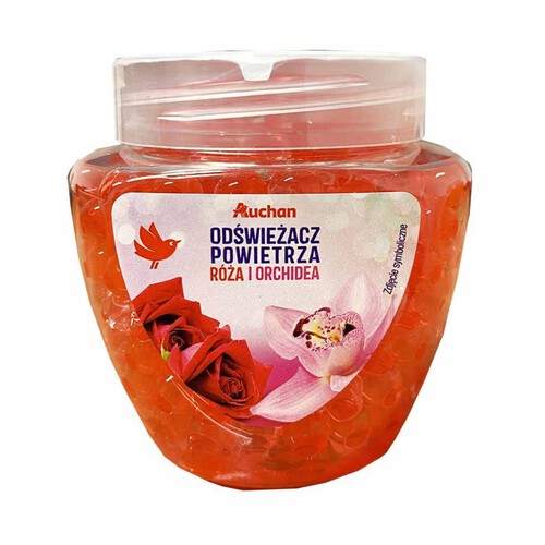 Odświeżacz powietrza w perełkach - róża i orchidea Auchan 200 g