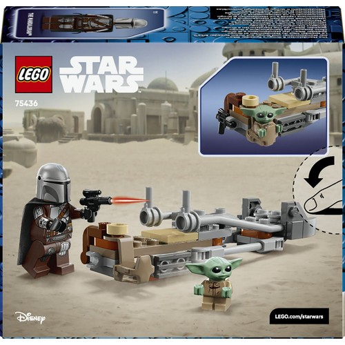 Star Wars Śmigacz Mandalorianina i Grogu 75436 LEGO 1 sztuka