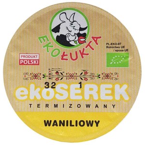BIO Serek waniliowy EKOŁukta 150 g