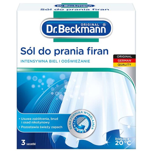 Sól do prania firan Dr. Beckmann 3 x 40 g