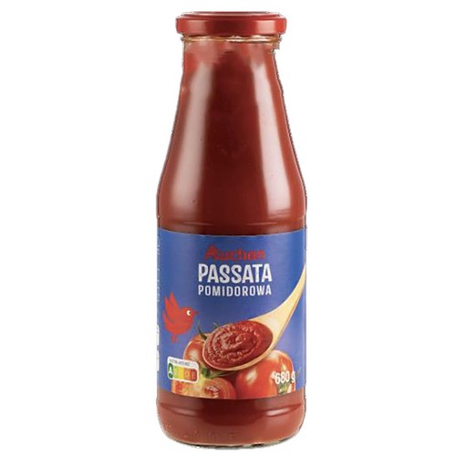 Passata pomidorowa klasyczna Auchan 680 g