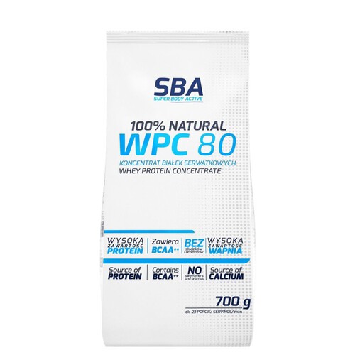 Super body active wpc80 natual Mlekovita 700 g