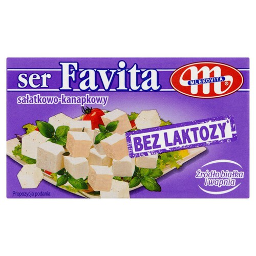 Favita Ser sałatkowo-kanapkowy bez laktozy Mlekovita 270 g