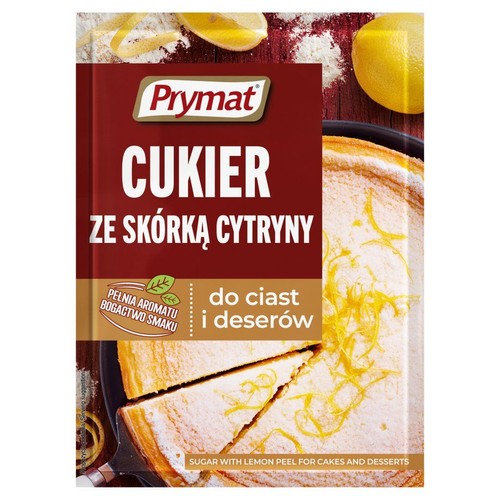 Cukier ze skórką cytryny  Prymat 15 g