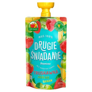 Przekąska śniadaniowa truskawka jabłko banan Dawtona 100 g