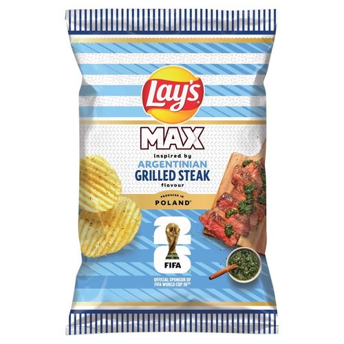 Chipsy ziemniaczane o smaku grillowanego steku Lay's 120 g
