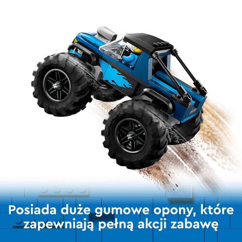 City Niebieski monster truck 60402 LEGO zestaw