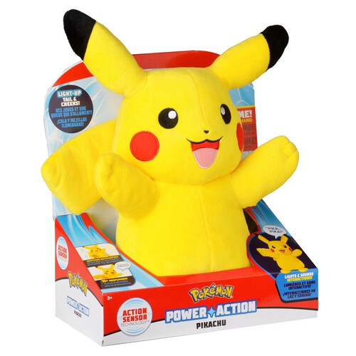 Power Action Pikachu - Maskotka  35 cm Pokemon 1 sztuka