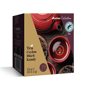 Herbata czarna Ceylon Black Kandy Auchan 12 torebek