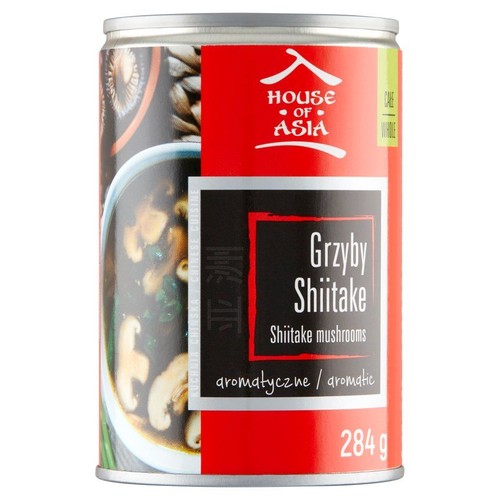 Grzyby Shiitake aromatyczne całe House of Asia 156 g
