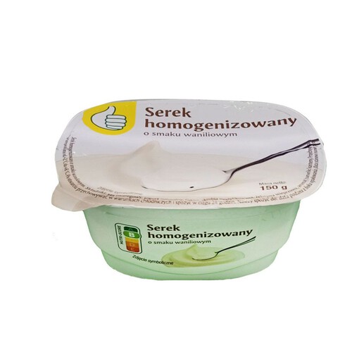 Serek homogenizowany o smaku waniliowym Auchan 150 g