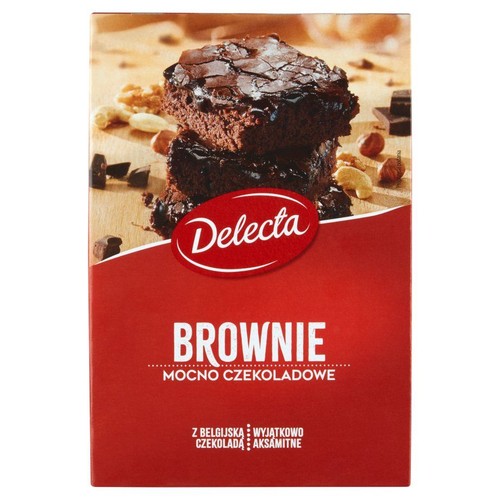 Ciasto Brownie mocno czekoladowe Delecta 550 g
