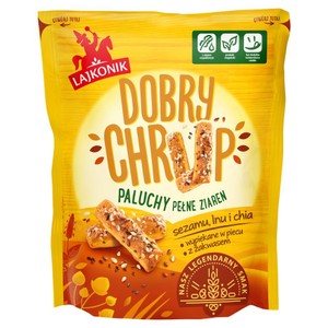 Paluchy pełne ziaren Dobry Chrup  Lajkonik 100 g