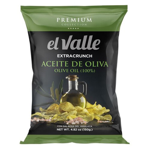 Chipsy ziemniaczane z oliwą z oliwek i solą himalajską El Valle 150 g