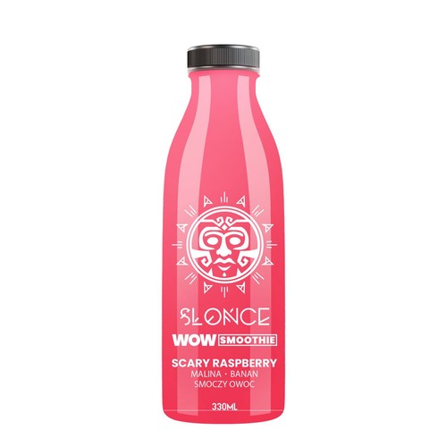 WOW Smoothie HPP Scary Raspberry Słońce 330 ml