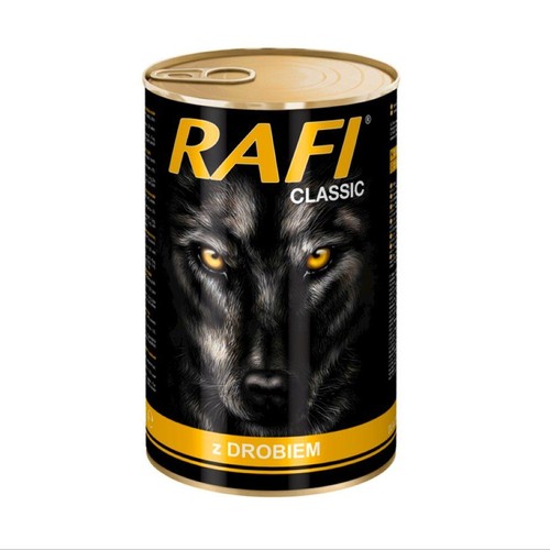Karma mokra dla psów z drobiem Rafi 1,24 kg