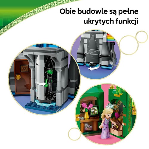 Zabawka konstrukcyjna Wicked Emerald City i Kiamo Ko Castle 75689 LEGO 1 sztuka