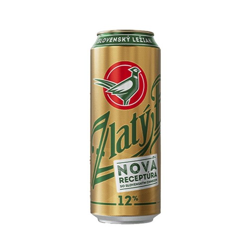 Piwo słowackie jasne alk. 4,7% obj. Zlatý Bažant 500 ml