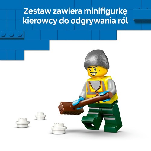 City Pług śnieżny 60490, zestaw z minifigurką LEGO 1 sztuka