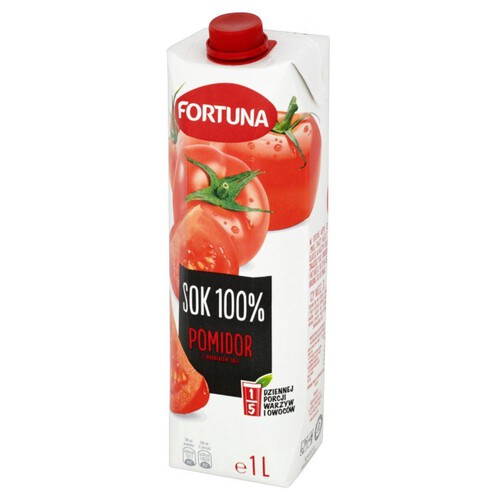 Sok pomidorowy 100% Fortuna 1 l