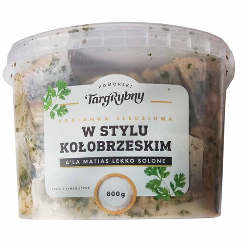 Śledź w stylu kołobrzeskim Pomorski Targ Rybny 800 g