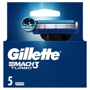 Wkłady do maszynki Mach3 Turbo Gillette 5 sztuk