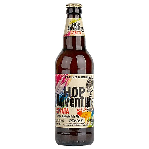 Piwo irlandzkie single hop IPA Hop Adventure Strata alk. 5,0% obj. O’Hara’s 500 ml