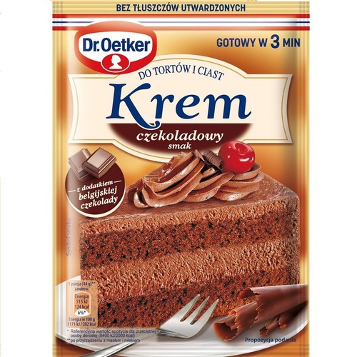 Krem do tortów i ciast smak czekoladowy Dr.Oetker 127 g