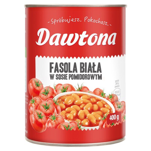 Fasola biała w sosie pomidorowym Dawtona 400 g