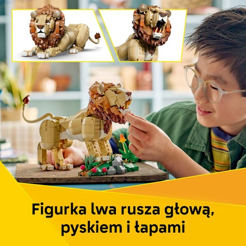 Creator 3 w 1 Dzikie zwierzęta: Dumny lew 31386 LEGO 1 sztuka
