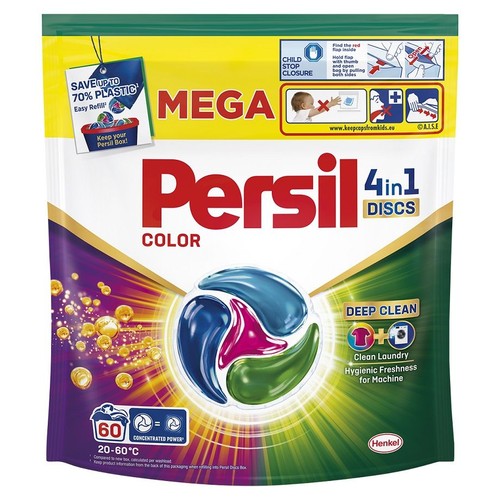 Kapsułki do prania 4 in 1 Deep Clean color   Persil 60 kaspułek