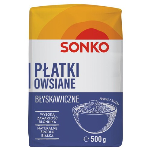 Płatki owsiane górskie błyskawiczne Sonko 500 g